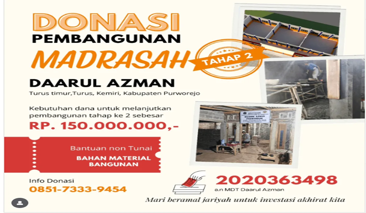 donasi madrasah